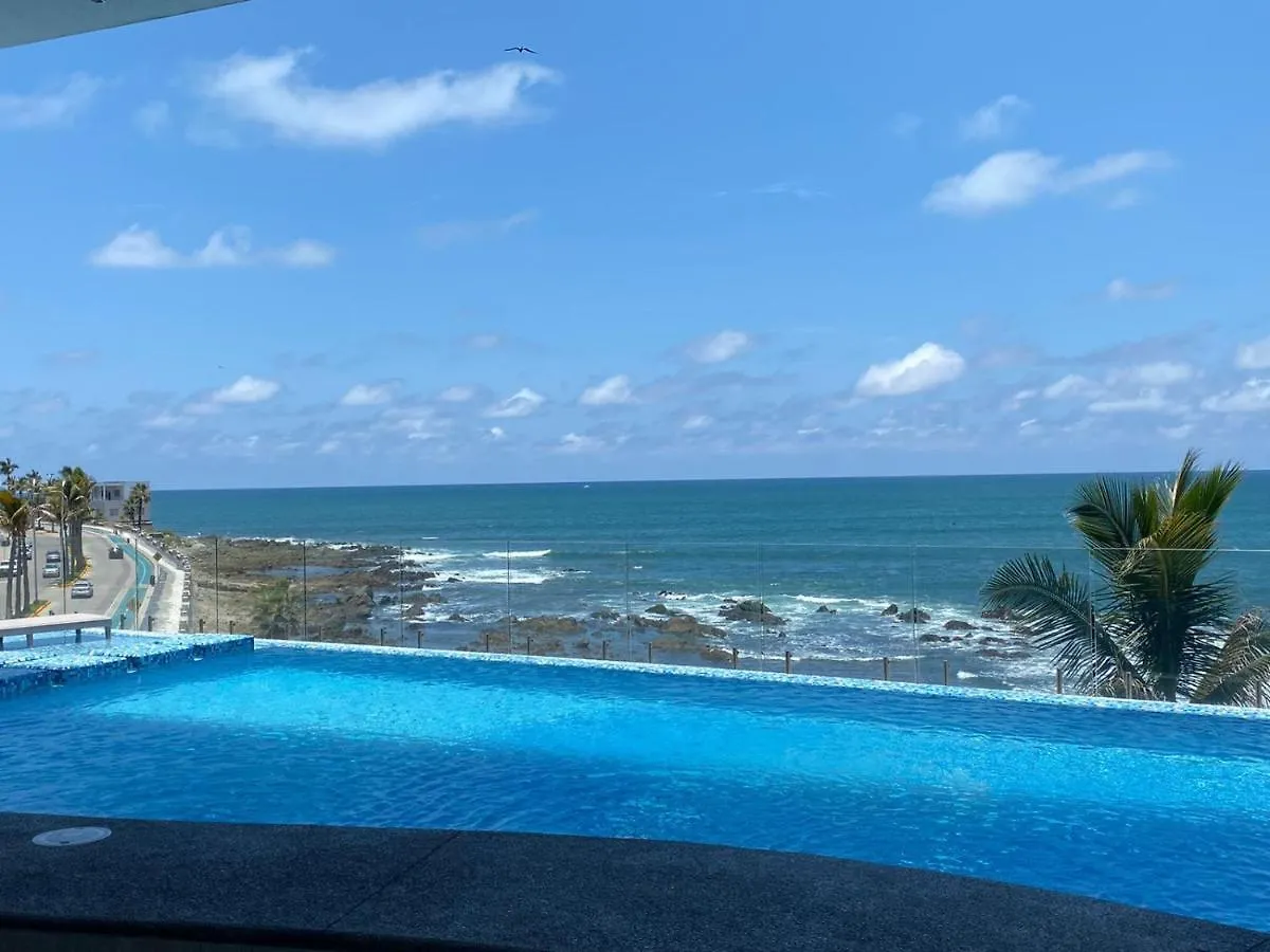 Boca De Cielo Departamento Frente Al Mar Con Ocasos Increibles Appartement Mazatlán
